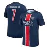 KVARATSKHELIA #7 PSG Jersey Home - UCL - ijersey