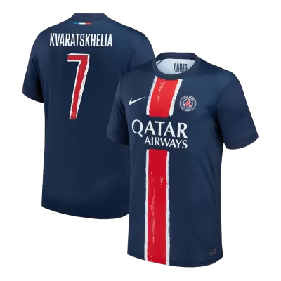KVARATSKHELIA #7 PSG Jersey Home - UCL - ijersey