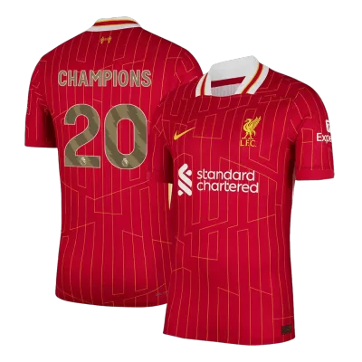 CHAMPIONS #20 Liverpool Jersey Player Version Home - ijersey
