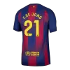 F.DE JONG #21 Barcelona Jersey 2025/26 Player Version Home - ijersey