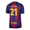 F.DE JONG #21 Barcelona Jersey 2025/26 Player Version Home - UCL - ijersey