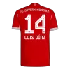 LUIS DÍAZ #14 Bayern Munich Jersey 2025/26 Player Version Home - ijersey
