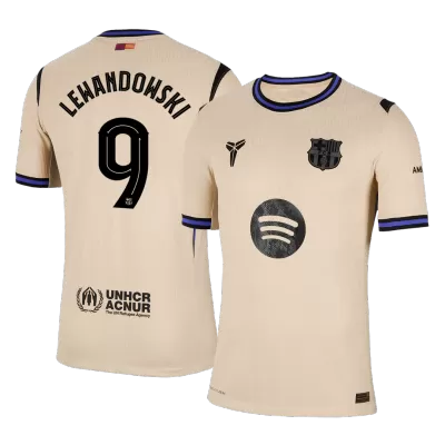 LEWANDOWSKI #9 Barcelona Jersey 2025/26 Player Version Away - UCL - ijersey