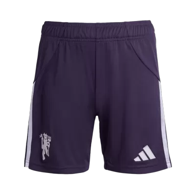 Manchester United Soccer Shorts 2025/26 Away - ijersey