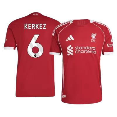 KERKEZ #6 Liverpool Jersey 2025/26 Player Version Home - ijersey