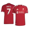 WIRTZ #7 Liverpool Jersey 2025/26 Player Version Home - ijersey