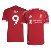 ISAK #9 Liverpool Jersey 2025/26 Player Version Home - ijersey