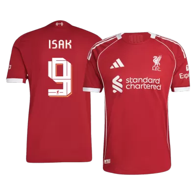 ISAK #9 Liverpool Jersey 2025/26 Player Version Home - UCL - ijersey
