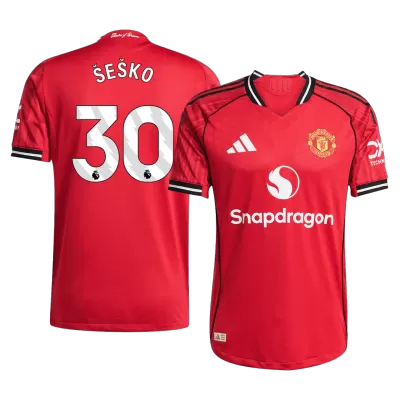 ŠEŠKO #30 Manchester United Jersey 2025/26 Player Version Home - ijersey