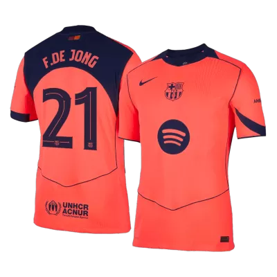 F.DE JONG #21 Barcelona Jersey 2025/26 Player Version Third - UCL - ijersey