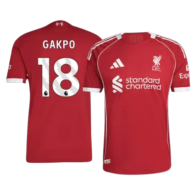 GAKPO #18 Liverpool Jersey 2025/26 Player Version Home - ijersey