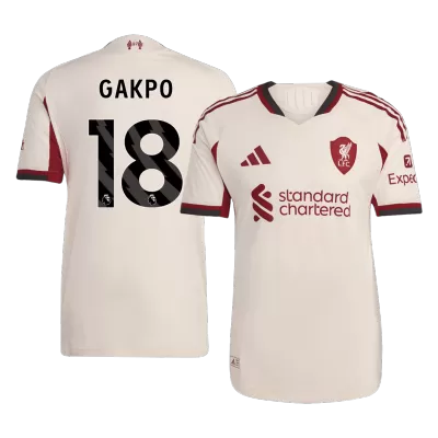 GAKPO #18 Liverpool Jersey 2025/26 Player Version Away - ijersey