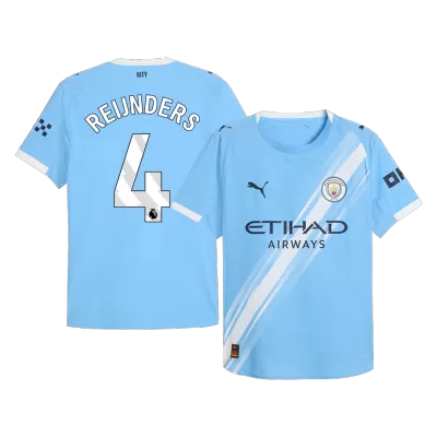REIJNDERS #4 Manchester City Jersey 2025/26 Player Version Home - ijersey