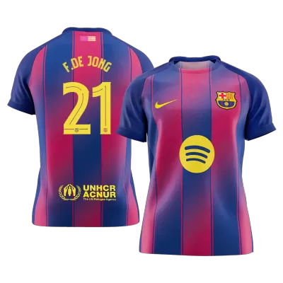 F.DE JONG #21 Barcelona Jersey 2025/26 Home - UCL - ijersey