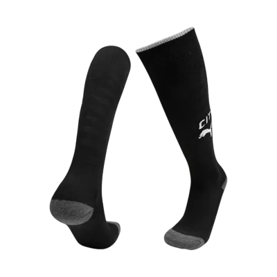 Manchester City Soccer Socks 2025/26 Away - Youth - ijersey