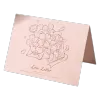 Custom Flowers Love Letter Anniversary Card Orange - ijersey