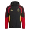 Belgium Hoodie Training Jacket 2026 - Red&Black - ijersey