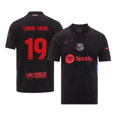 LAMINE YAMAL #19 Barcelona Jersey Away - UCL (Spotify Logo Without Text) - ijersey