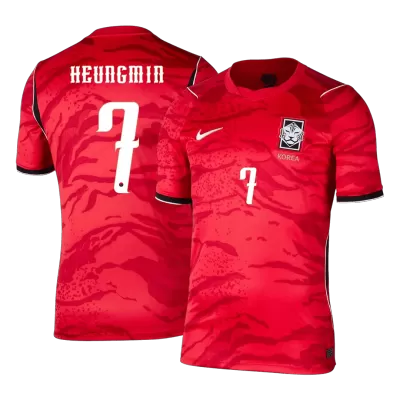 HEUNGMIN #7 South Korea Jersey 2026 Home World Cup - ijersey