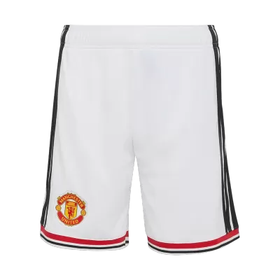 Manchester United Soccer Shorts 2026/27 Home - ijersey