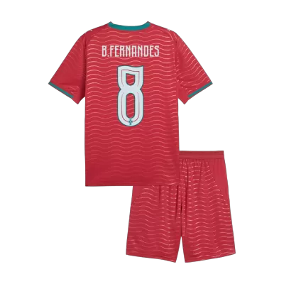 Youth B. FERNANDES #8 Portugal Jersey Kit 2026 Home World Cup - ijersey