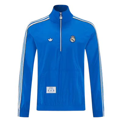Real Madrid Windbreaker Jacket 2026 - Blue - ijersey
