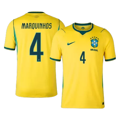 MARQUINHOS #4 Brazil Jersey 2026 Home World Cup - ijersey
