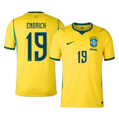 ENDRICK #19 Brazil Jersey 2026 Home World Cup - ijersey