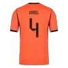VIRGIL #4 Netherlands Jersey 2026 Player Version Home World Cup - ijersey