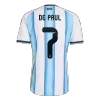 DE PAUL #7 Argentina Jersey 2026 Player Version Home World Cup - ijersey