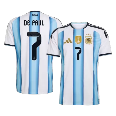 DE PAUL #7 Argentina Jersey 2026 Home World Cup - ijersey