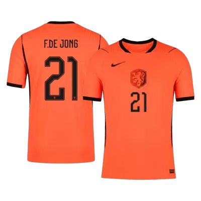 F.DE JONG #21 Netherlands Jersey 2026 Player Version Home World Cup - ijersey