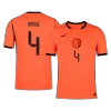 VIRGIL #4 Netherlands Jersey 2026 Player Version Home World Cup - ijersey