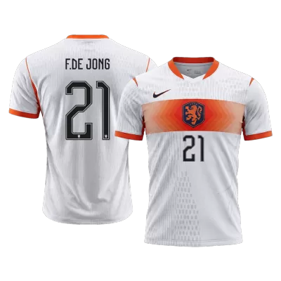 F.DE JONG #21 Netherlands Jersey 2026 Player Version Away World Cup - ijersey