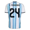 E. FERNANDEZ #24 Argentina Jersey 2026 Home World Cup - ijersey
