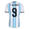 J. ALVAREZ #9 Argentina Jersey 2026 Player Version Home World Cup - ijersey