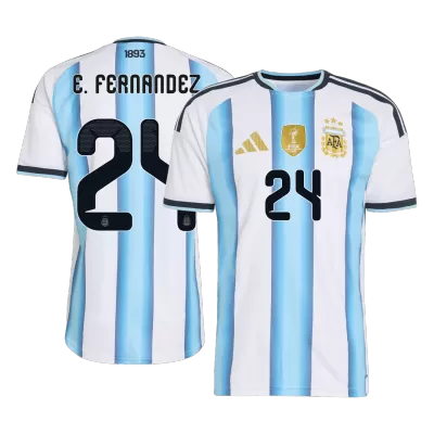 E. FERNANDEZ #24 Argentina Jersey 2026 Player Version Home World Cup - ijersey