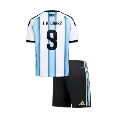 Youth J. ALVAREZ #9 Argentina Jersey Kit 2026 Home World Cup - ijersey