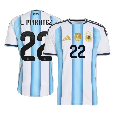 L. MARTINEZ #22 Argentina Jersey 2026 Player Version Home World Cup - ijersey