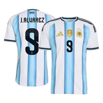 J. ALVAREZ #9 Argentina Jersey 2026 Player Version Home World Cup - ijersey