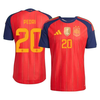 PEDRI #20 Spain Jersey 2026 Player Version Home World Cup Champion Edition - ijersey
