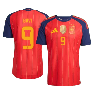 GAVI #9 Spain Jersey 2026 Player Version Home World Cup Champion Edition - ijersey