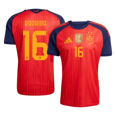 RODRIGO #16 Spain Jersey 2026 Home -Champion World Cup - ijersey