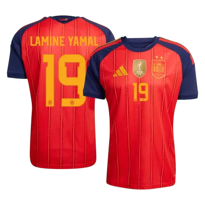 LAMINE YAMAL #19 Spain Jersey 2026 Player Version Home World Cup Champion Edition - ijersey