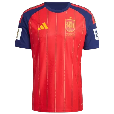 Spain Jersey 2026 Player Version Home World Cup Final Match Edition (With Patches) - ijersey