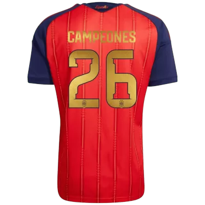 CAMPEONES #26 Spain 2-Star Champions Winner Jersey 2026 Home World Cup - ijersey