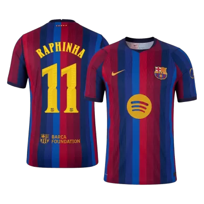RAPHINHA #11 Barcelona Jersey 2026/27 Player Version Home - UCL - ijersey