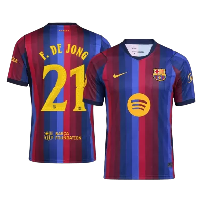 F. DE JONG #21 Barcelona Jersey 2026/27 Home - UCL - ijersey