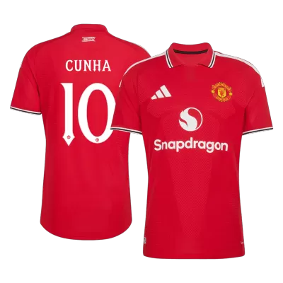 CUNHA #10 Manchester United Jersey 2026/27 Player Version Home - UCL - ijersey