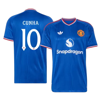 CUNHA #10 Manchester United Jersey 2026/27 Player Version Away - UCL - ijersey